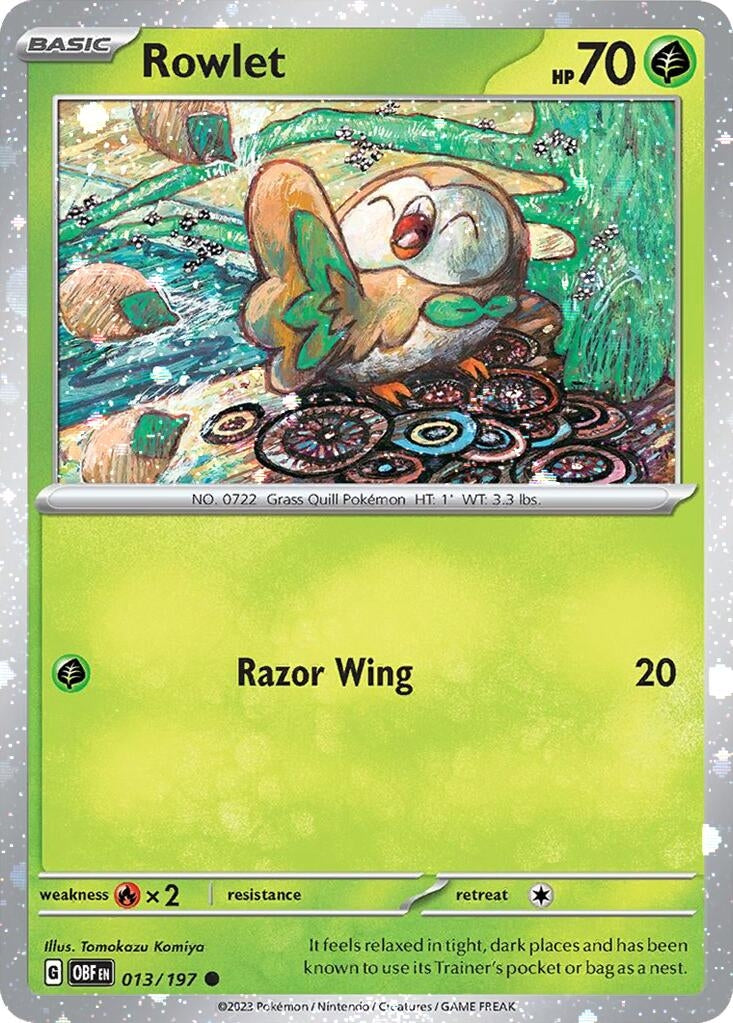 Image for Rowlet - 013/197 (Cosmos Holo) (013/197) [Miscellaneous Cards & Products] - Pokemon