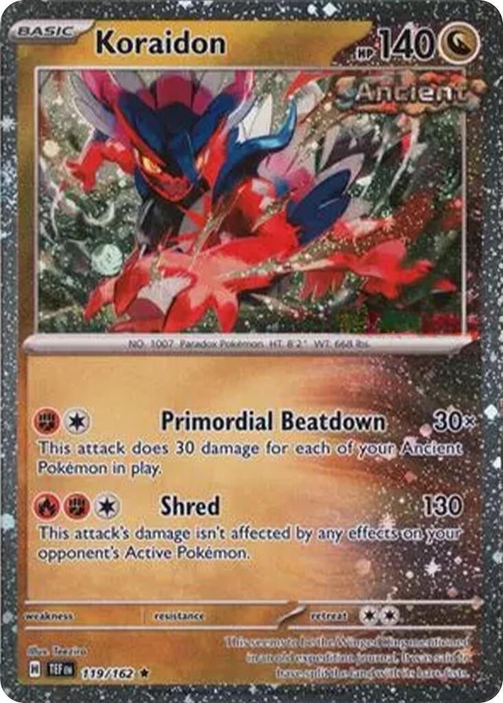 Image for Koraidon - 119/162 (Cosmos Holo) (119/162) [Miscellaneous Cards & Products] - Pokemon