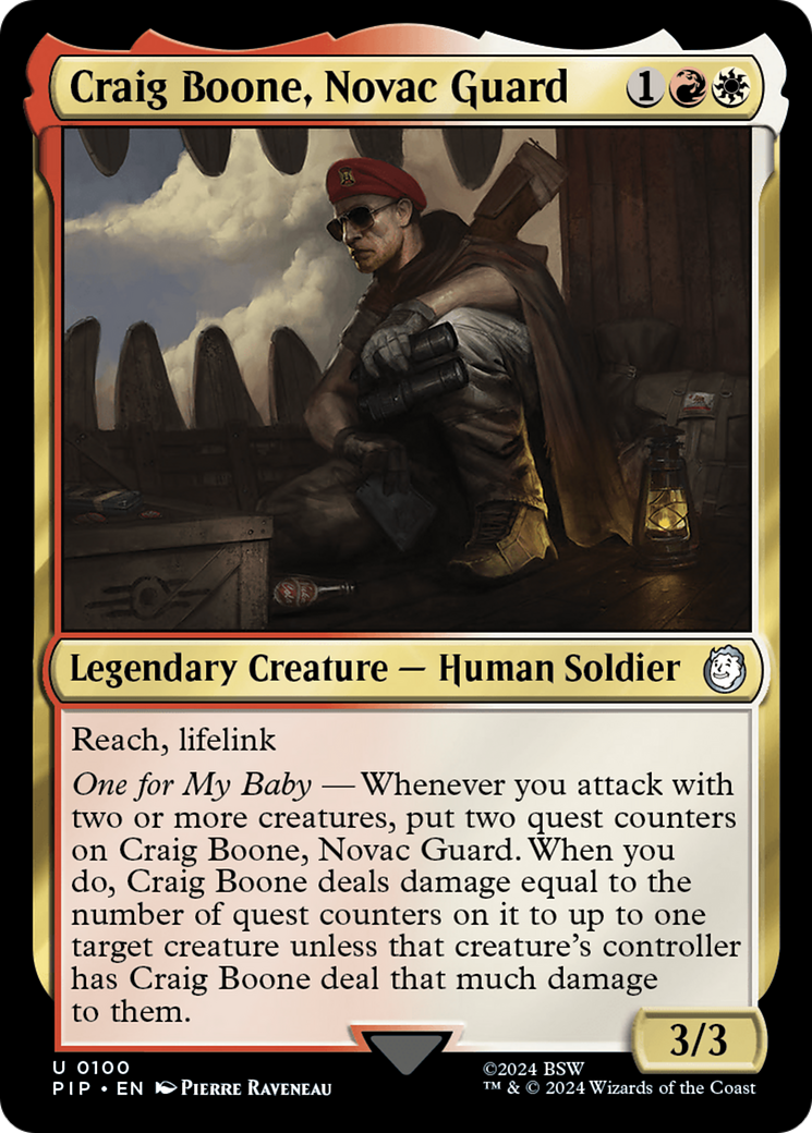 Craig Boone, Novac Guard (100) [Universes Beyond: Fallout]