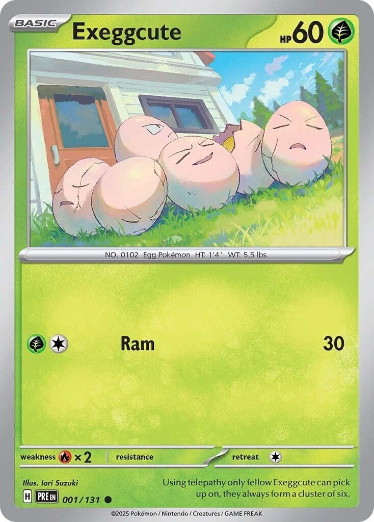 Image for Exeggcute (001/131) [SV: Prismatic Evolutions] - Pokemon