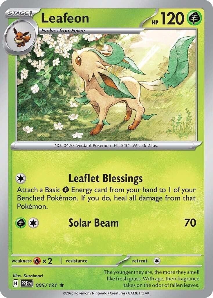 Leafeon (005/131) (SV: Prismatic Evolutions)