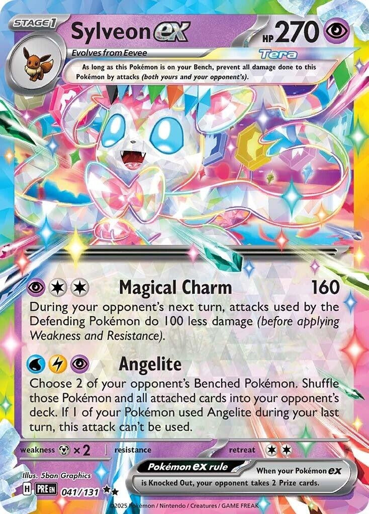 Image for Sylveon ex (041/131) [SV: Prismatic Evolutions] - Pokemon
