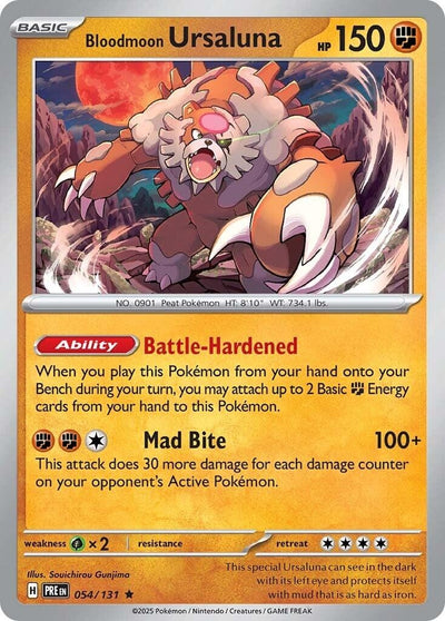 Bloodmoon Ursaluna (054/131) (SV: Prismatic Evolutions)