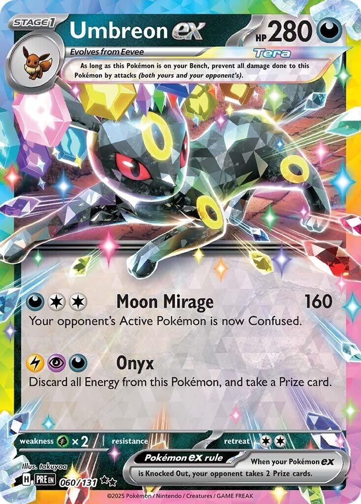 Image for Umbreon ex (060/131) [SV: Prismatic Evolutions] - Pokemon
