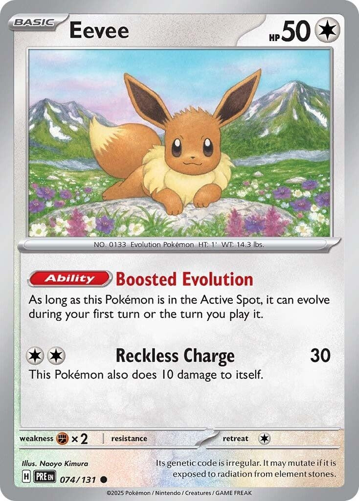 Image for Eevee (074/131) [SV: Prismatic Evolutions] - Pokemon