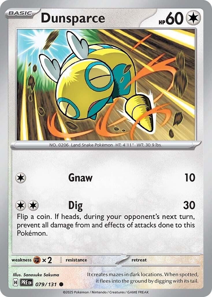 Image for Dunsparce (079/131) [SV: Prismatic Evolutions] - Pokemon