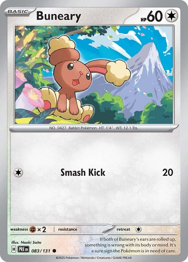 Image for Buneary (083/131) [SV: Prismatic Evolutions] - Pokemon