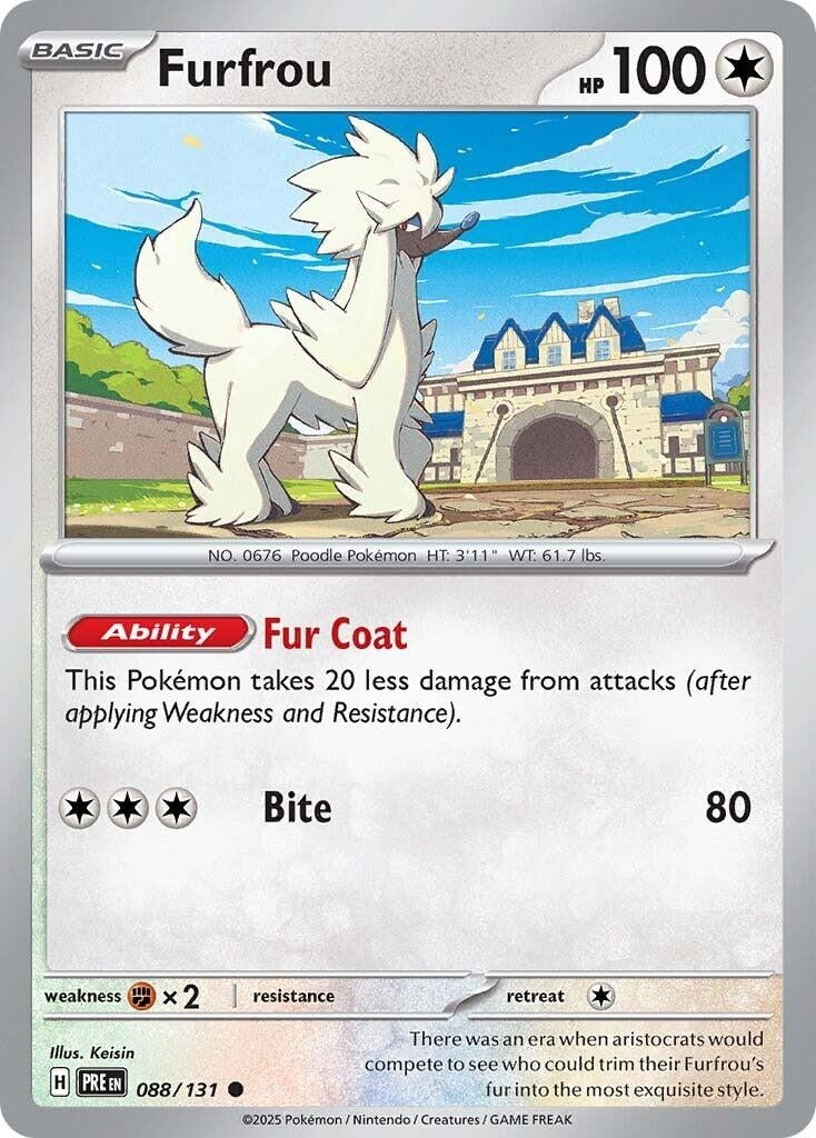 Image for Furfrou (088/131) [SV: Prismatic Evolutions] - Pokemon