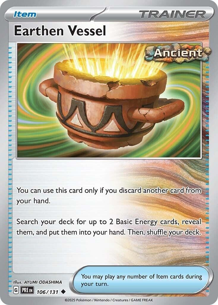 Image for Earthen Vessel (106/131) [SV: Prismatic Evolutions] - Pokemon