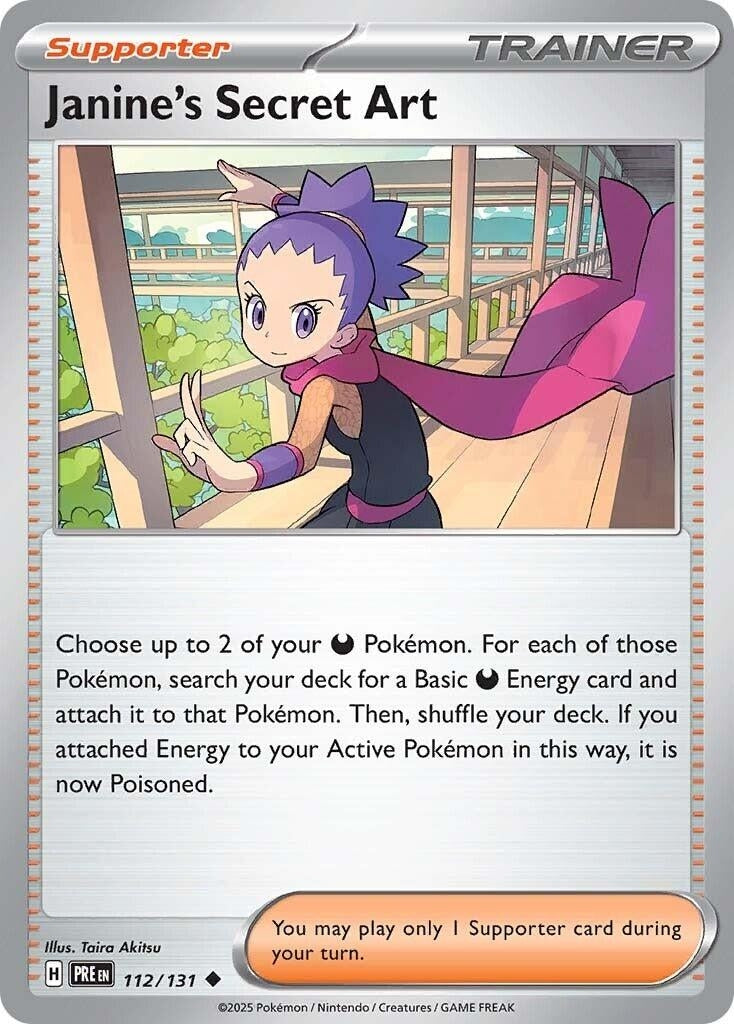 Image for Janine's Secret Art (112/131) [SV: Prismatic Evolutions] - Pokemon