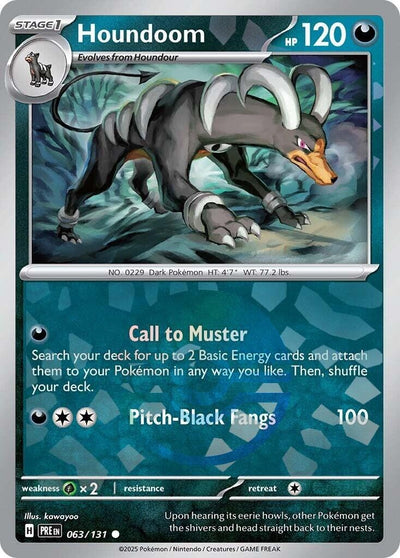 Houndoom (Poke Ball Pattern) (063/131) (SV: Prismatic Evolutions)