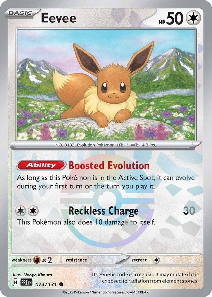 Image for Eevee (Poke Ball Pattern) (074/131) [SV: Prismatic Evolutions] - Pokemon