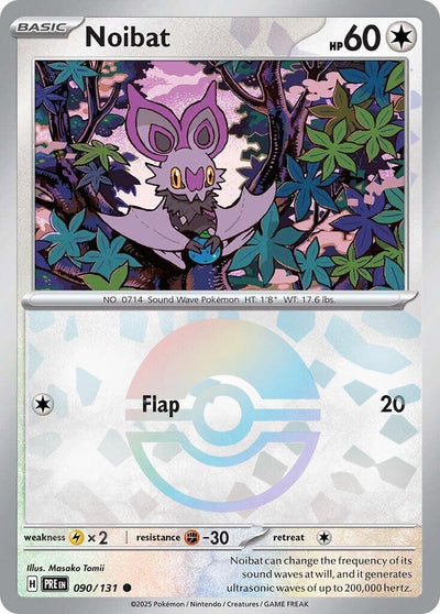 Noibat (Poke Ball Pattern) (090/131) (SV: Prismatic Evolutions)