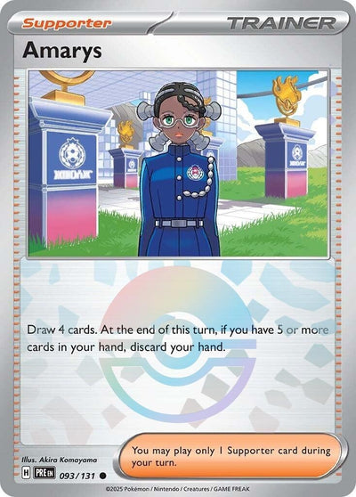 Amarys - 093/131 (Poke Ball Pattern) (093/131) (SV: Prismatic Evolutions)