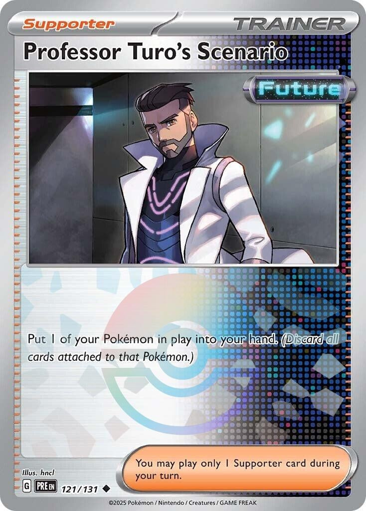 Image for Professor Turo's Scenario (Poke Ball Pattern) (121/131) [SV: Prismatic Evolutions] - Pokemon