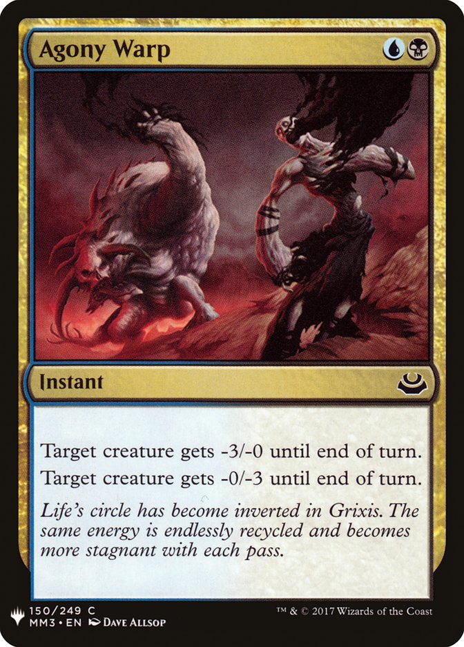 Agony Warp (150) [The List Reprints]