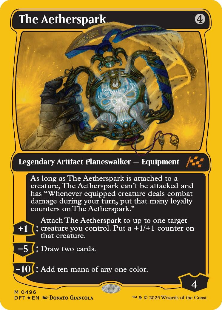 Image for The Aetherspark (First-Place Foil) (496) [Aetherdrift]