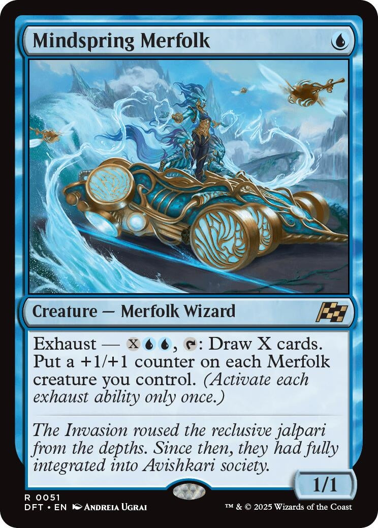 Image for Mindspring Merfolk (51) [Aetherdrift]