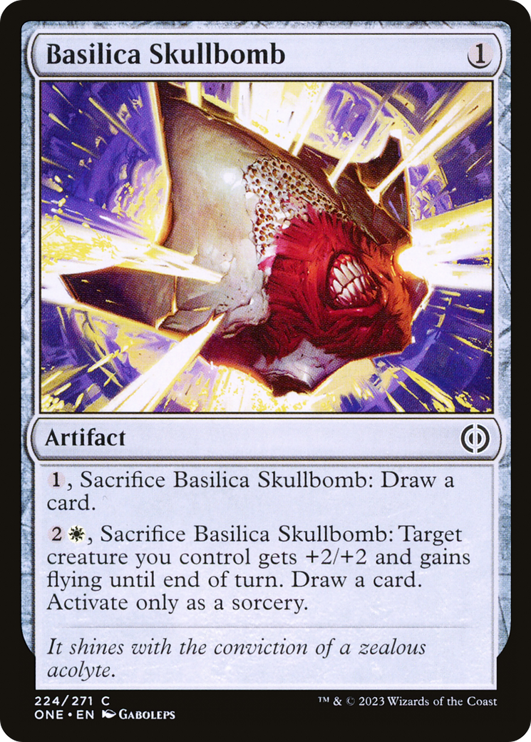 Basilica Skullbomb (224) [Phyrexia: All Will Be One]