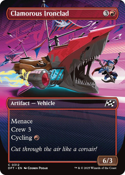 Clamorous Ironclad (Borderless) (312) (Aetherdrift)