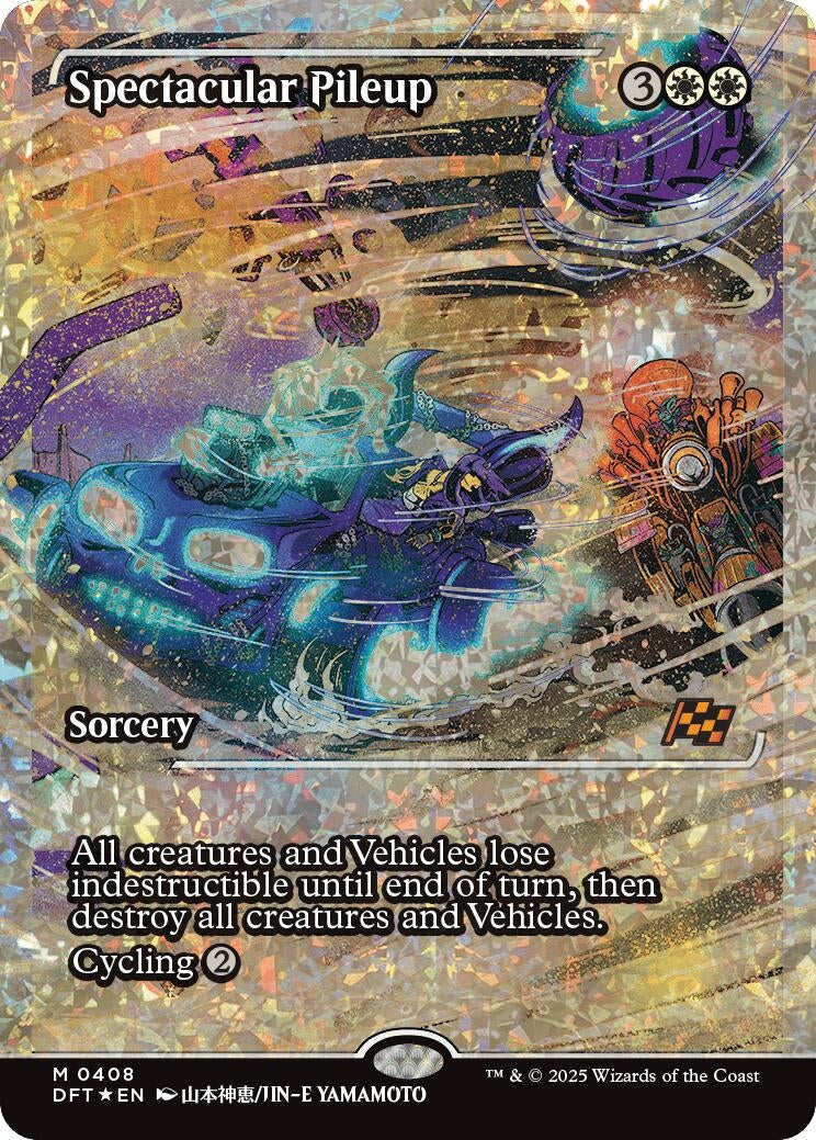 Image for Spectacular Pileup (Showcase) (Fracture Foil) (408) [Aetherdrift]
