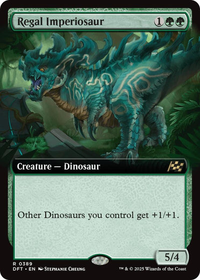 Regal Imperiosaur (Extended Art) (389) (Aetherdrift)