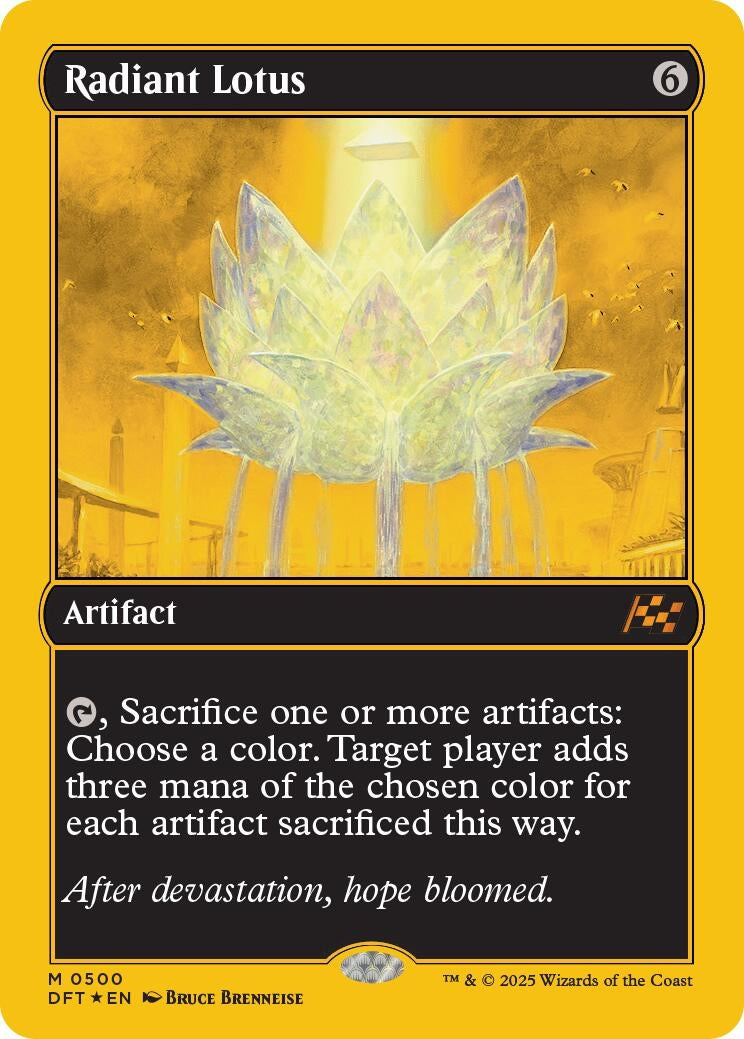 Image for Radiant Lotus (First-Place Foil) (500) [Aetherdrift]