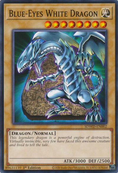 Blue-Eyes White Dragon (SDWD-EN002) (SDWD-EN002) (Structure Deck: Blue-Eyes White Destiny)
