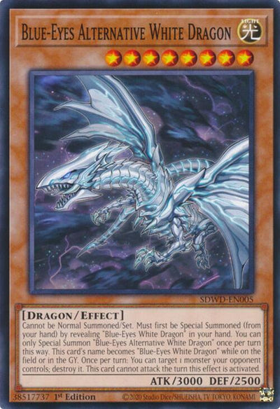 Blue-Eyes Alternative White Dragon (SDWD-EN005) (Structure Deck: Blue-Eyes White Destiny)