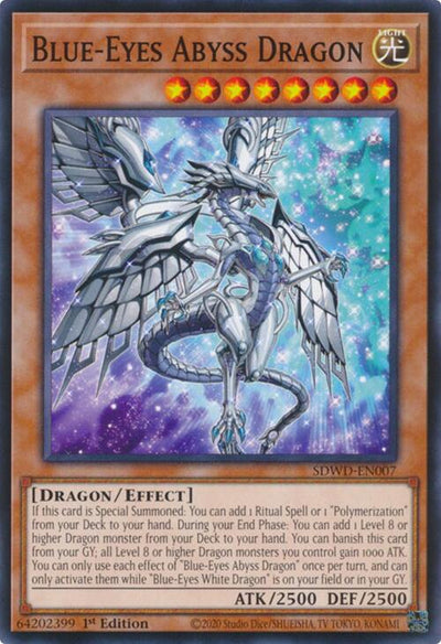 Blue-Eyes Abyss Dragon (SDWD-EN007) (Structure Deck: Blue-Eyes White Destiny)