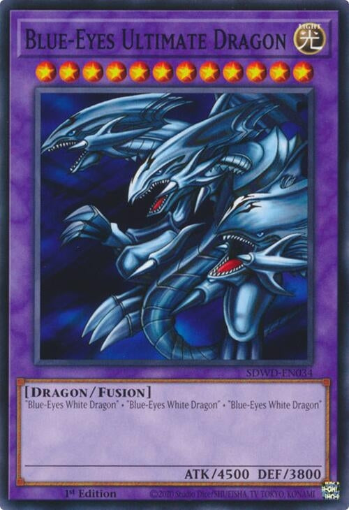 Blue-Eyes Ultimate Dragon (SDWD-EN034) (Structure Deck: Blue-Eyes White Destiny)