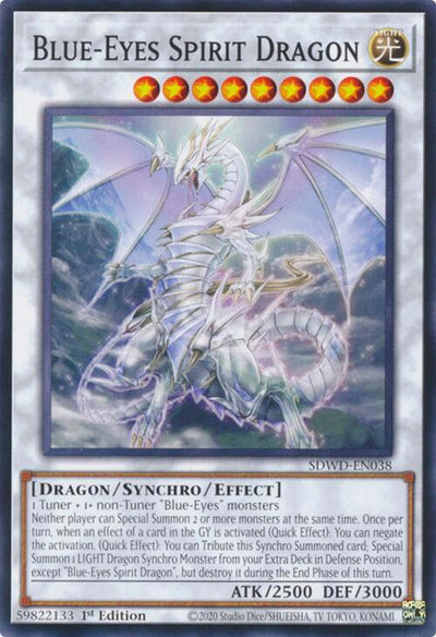 Blue-Eyes Spirit Dragon (SDWD-EN038) (Structure Deck: Blue-Eyes White Destiny)