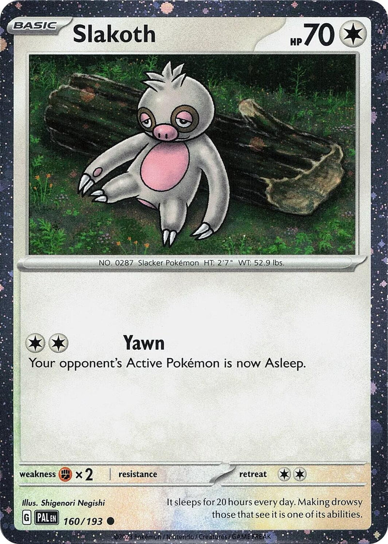 Image for Slakoth (Cosmos Holo) (160/193) [Miscellaneous Cards & Products] - Pokemon