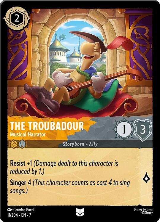 Image for The Troubadour - Musical Narrator (11/204) [Archazia's Island] - Disney Lorcana