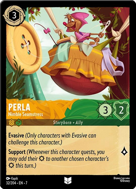 Image for Perla - Nimble Seamstress (32/204) [Archazia's Island] - Disney Lorcana
