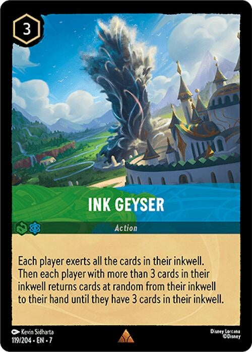 Image for Ink Geyser (119/204) [Archazia's Island] - Disney Lorcana