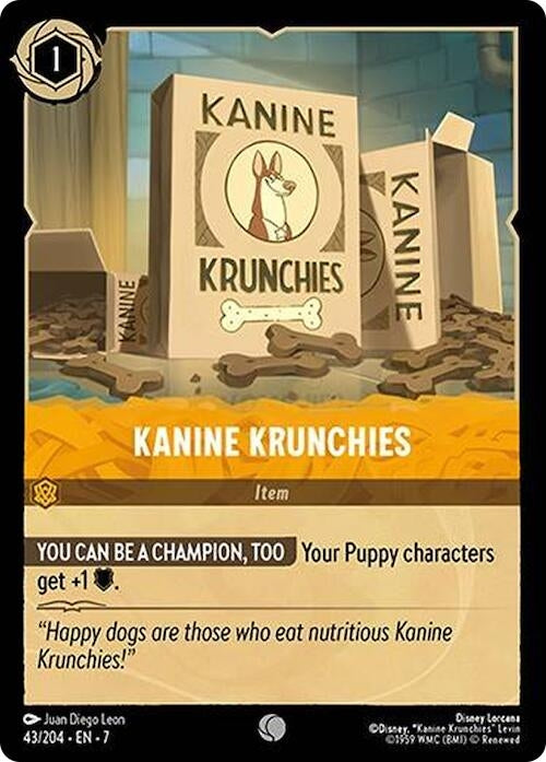 Image for Kanine Krunchies (43/204) [Archazia's Island] - Disney Lorcana