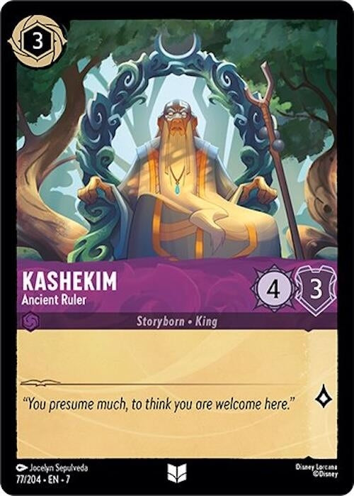 Image for Kashekim - Ancient Ruler (77/204) [Archazia's Island] - Disney Lorcana