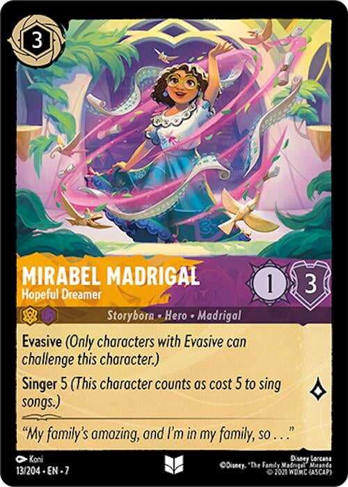Image for Mirabel Madrigal - Hopeful Dreamer (13/204) [Archazia's Island] - Disney Lorcana