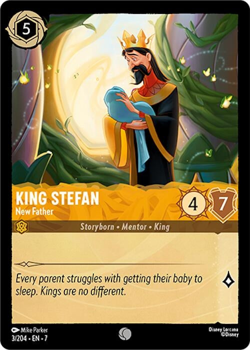 Image for King Stefan - New Father (3/204) [Archazia's Island] - Disney Lorcana