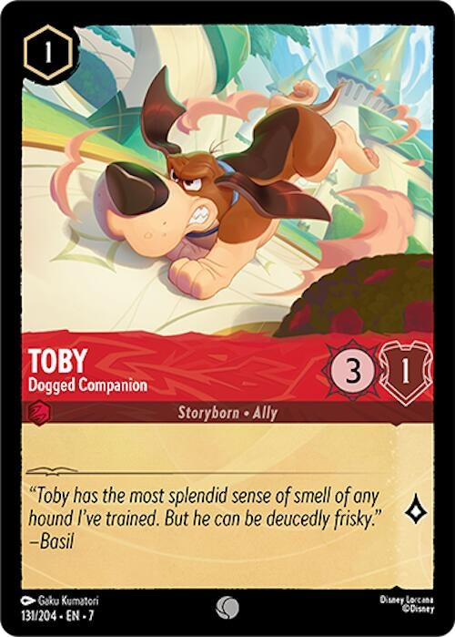 Image for Toby - Dogged Companion (131/204) [Archazia's Island] - Disney Lorcana