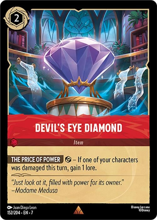 Image for Devil's Eye Diamond (152/204) [Archazia's Island] - Disney Lorcana