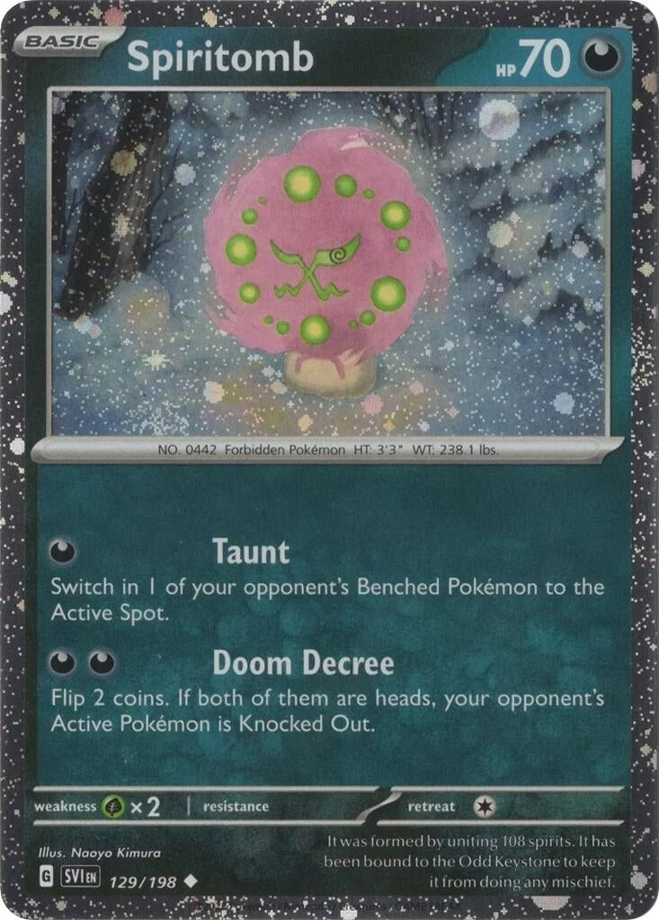 Image for Spiritomb - 129/198 (Cosmos Holo) (129/198) [Miscellaneous Cards & Products] - Pokemon