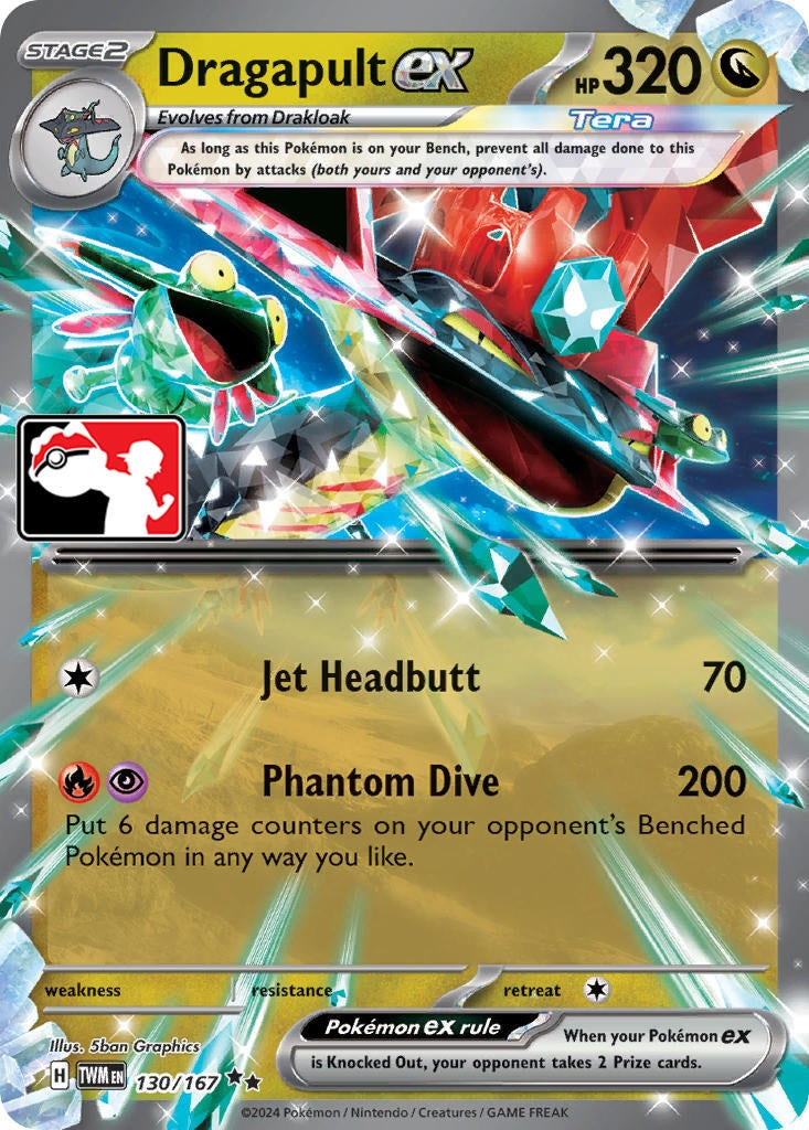 Image for Dragapult ex (130/167) [Prize Pack Series Cards] - Pokemon