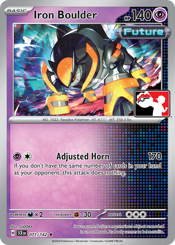 Image for Iron Boulder (071/142) [Prize Pack Series Cards] - Pokemon