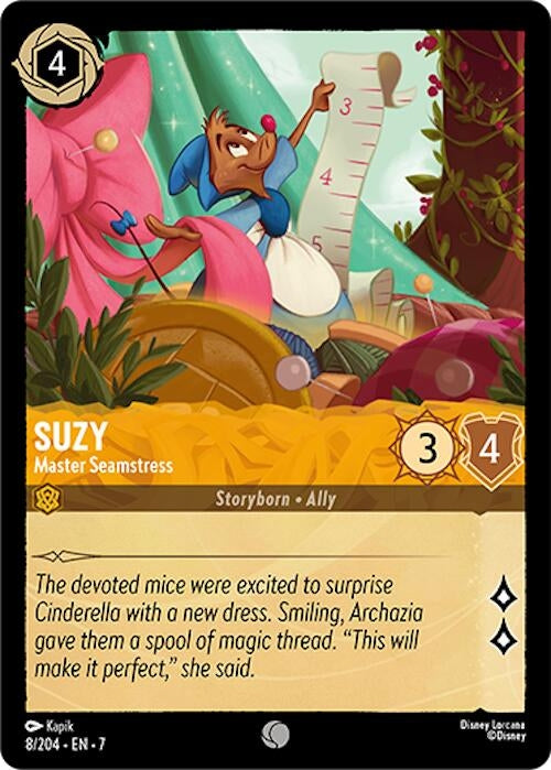 Image for Suzy - Master Seamstress (8/204) [Archazia's Island] - Disney Lorcana