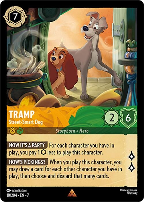 Image for Tramp - Street-Smart Dog (10/204) [Archazia's Island] - Disney Lorcana