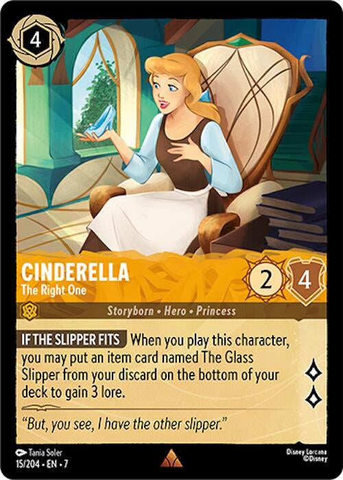 Image for Cinderella - The Right One (15/204) [Archazia's Island] - Disney Lorcana