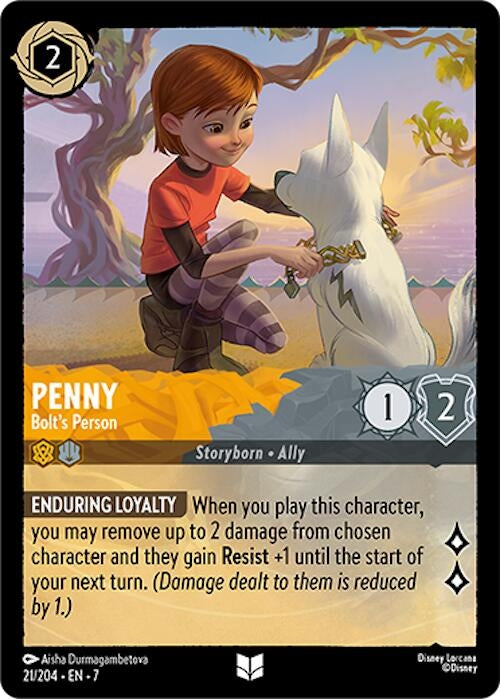 Image for Penny - Bolt's Person (21/204) [Archazia's Island] - Disney Lorcana