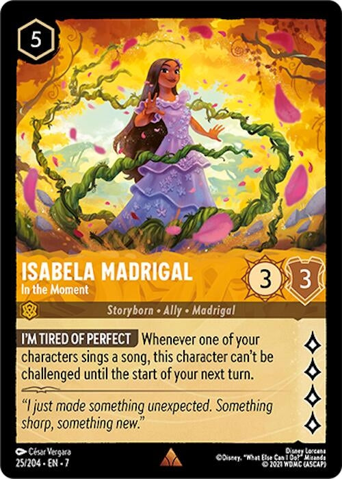 Image for Isabela Madrigal - In the Moment (25/204) [Archazia's Island] - Disney Lorcana